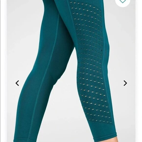 Fabletics Sync High-Waisted Perforated 7/8 Leggings NWT - Picture 5 of 17